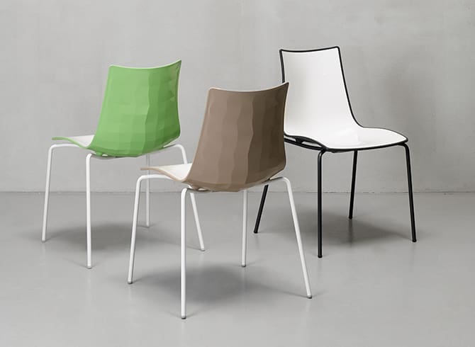 Zebra Bicolour Chair - Image 3