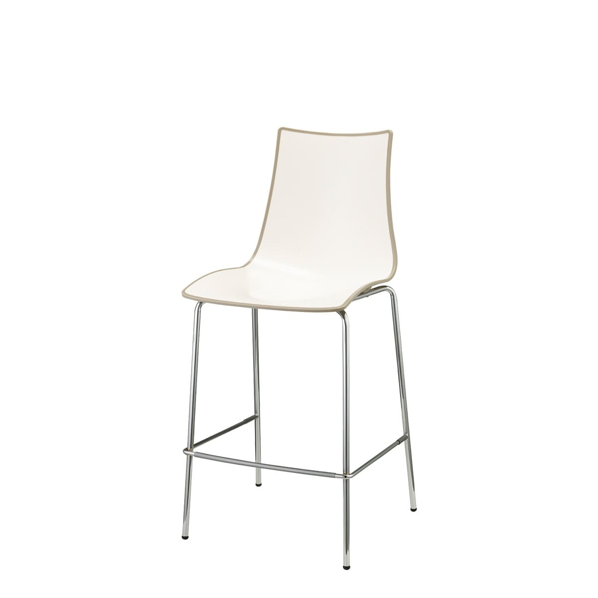 Zebra Bicolour Bar Stool - Image 4