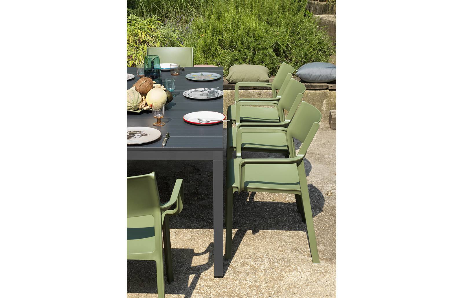 RIO ALU 210 Fix Outdoor Dining Table by Nardi Italy - Image 8