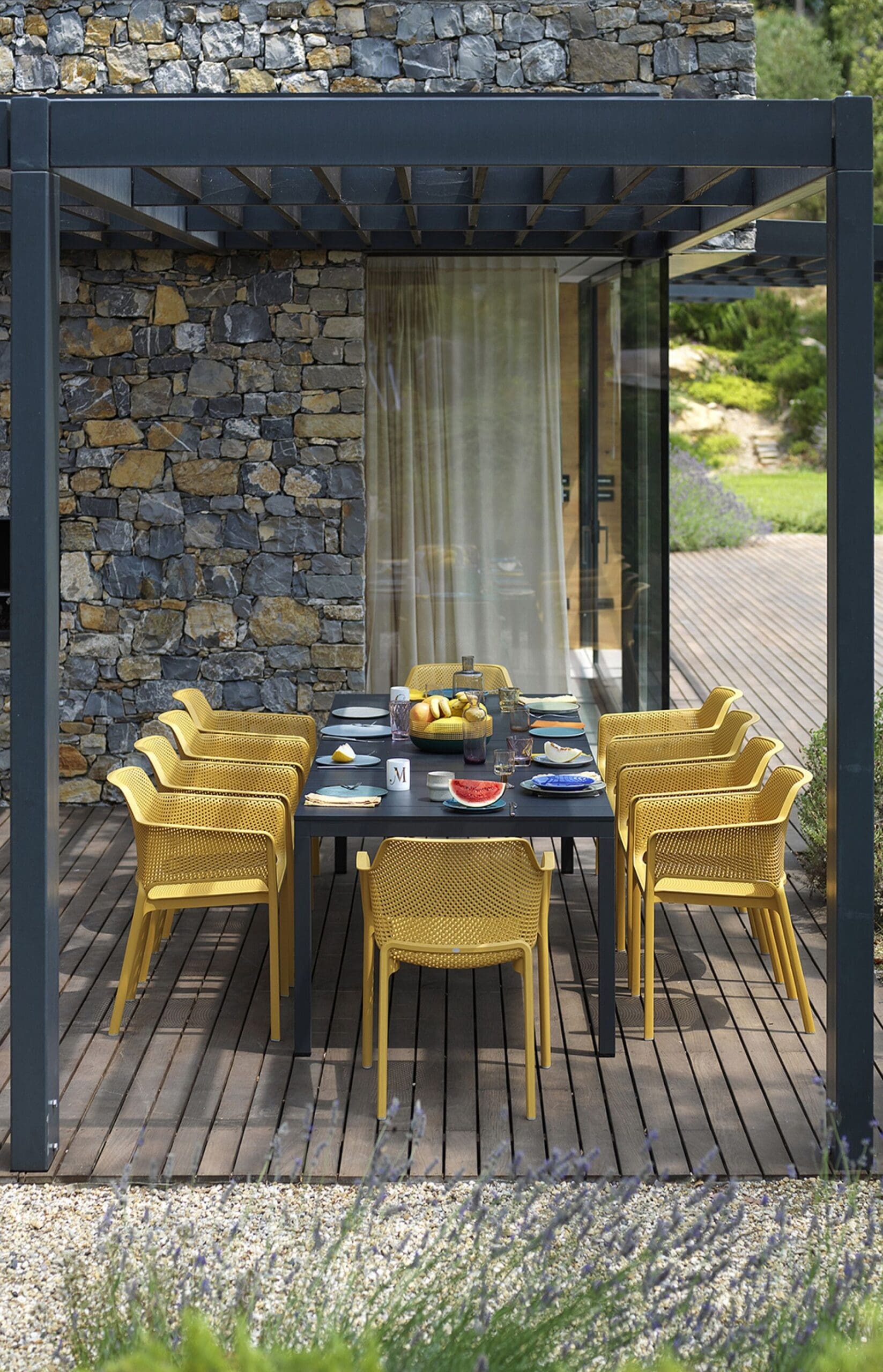 RIO ALU 140 Extending Outdoor Dining Table by Nardi Italy - Image 13