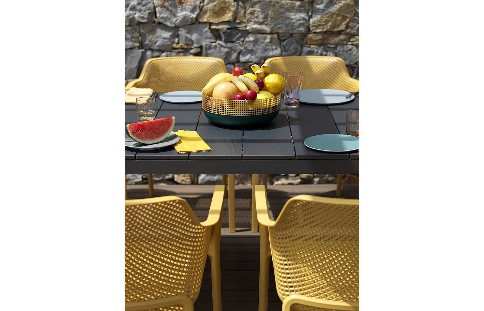 RIO ALU 140 Extending Outdoor Dining Table by Nardi Italy - Image 11