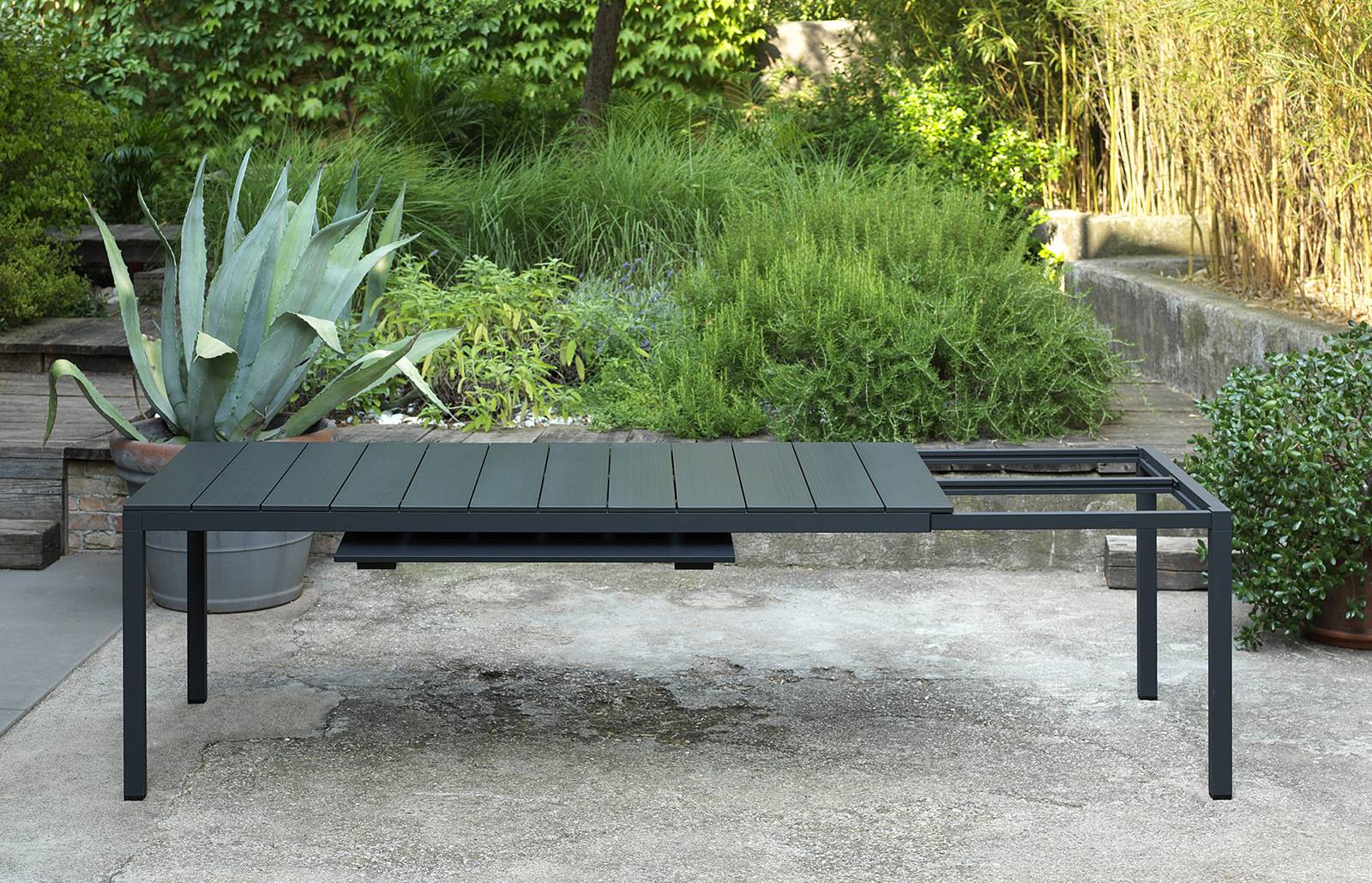 RIO ALU 140 Extending Outdoor Dining Table by Nardi Italy - Image 2