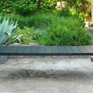 RIO ALU 140 Extending Outdoor Dining Table by Nardi Italy