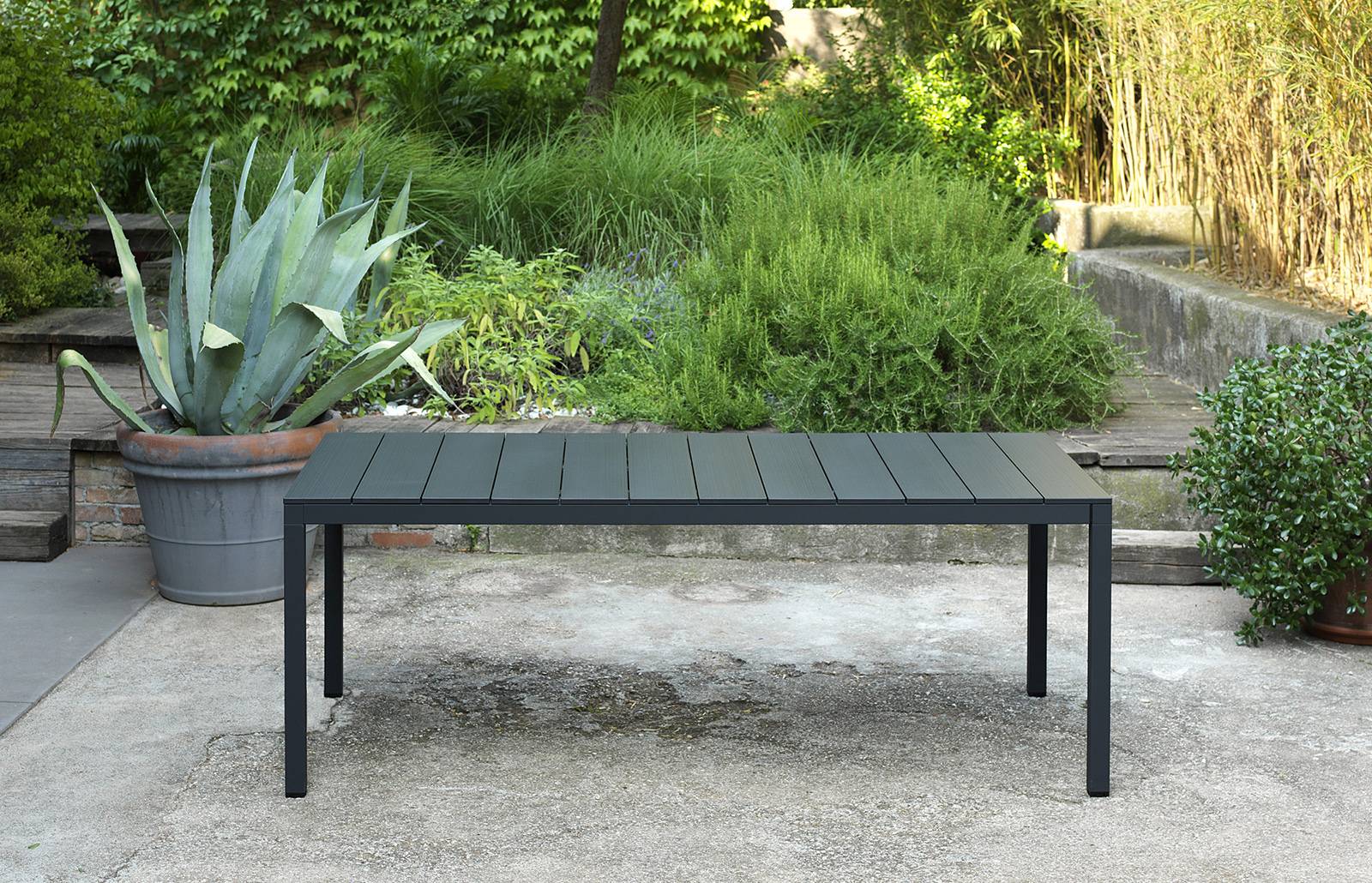 RIO ALU 140 Extending Outdoor Dining Table by Nardi Italy - Image 3