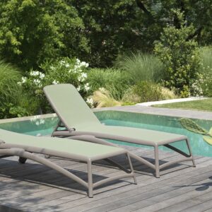 Atlantico Sunlounger by Nardi Italy