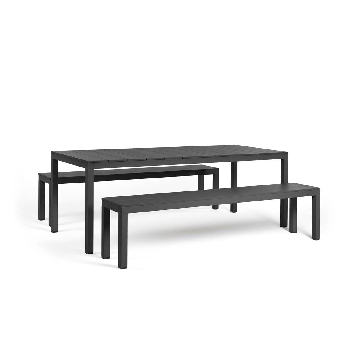RIO Bench ALU Outdoor Dining Table Set by Nardi Italy - Image 5