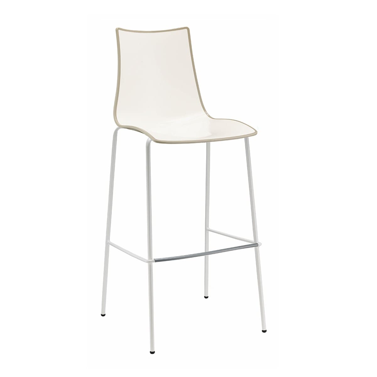 Zebra Bicolour Bar Stool - Image 5